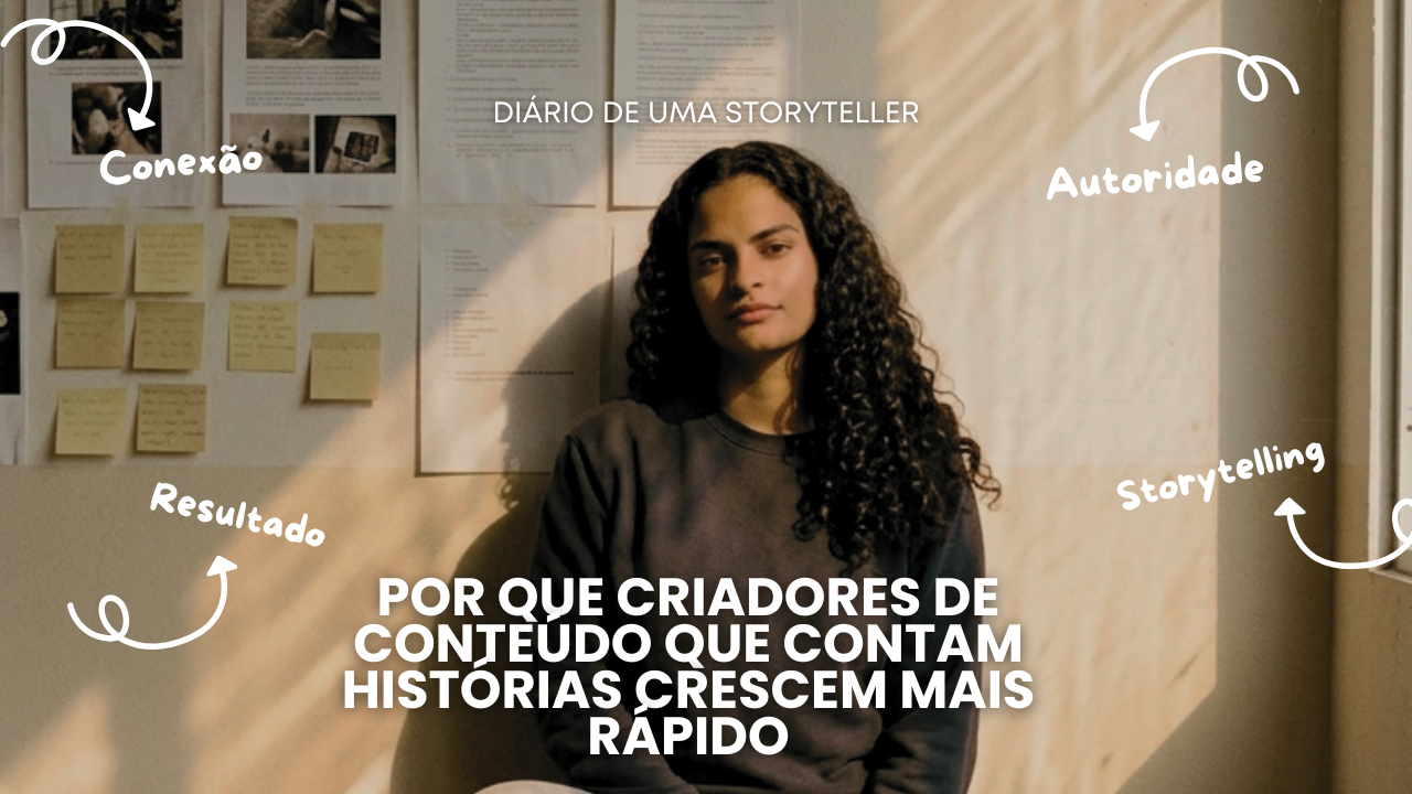 Por que criadores de conteúdo que contam histórias crescem mais rápido