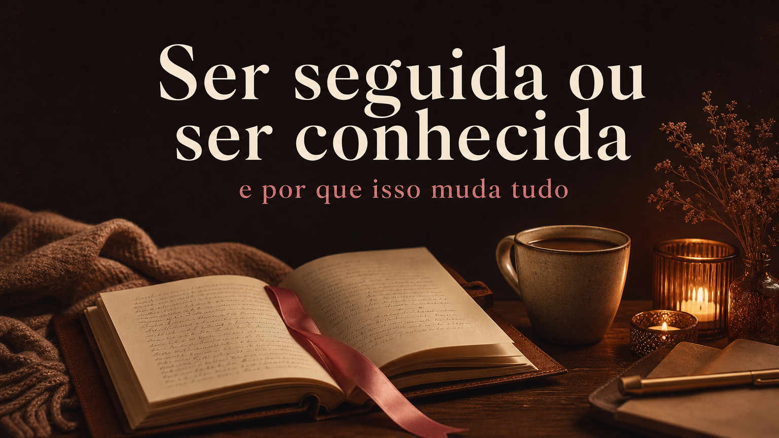 A diferença entre ser seguida e ser conhecida e por que isso muda tudo